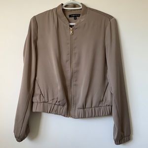 Dynamite Taupe Lightweight Bomber - Size Medium